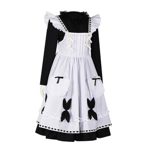 Costume de cosplay de demoiselle d'honneur en collaboration avec Identity V Lawson, avec coiffe et sac pour femmes - Product Image 3