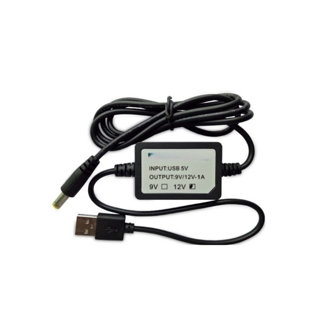 Hot selling USB DC 5V To 12V 5V To 9V 1A Step Up Converter 2.1X5.5mm USB Boost Converter Adapter Cable Usb boost power cable