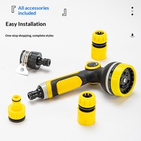 Set Semprotan Air Taman Multifungsi dalam Kemasan Blister untuk Cuci Mobil dan Menyiram Bunga Model