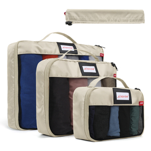 Tùy Chỉnh Bộ Hành Lý Đa-Có Kích Thước Du Lịch Tổ Chức Túi Nén Du Lịch <span class=keywords><strong>Kit</strong></span> Đóng Gói Cube Set Với Thoáng Khí Lưới Cửa Sổ - Product Image 1