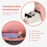 Sac de voyage imperméable avec compartiment à chaussures, grande capacité, multifonctionnel, sac de sport, sac à dos pour ordinateur portable pour hommes