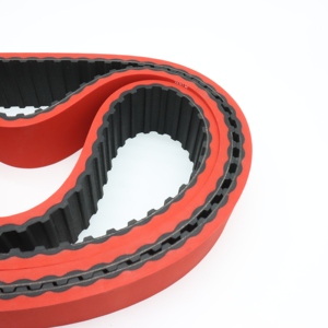 UNI <b>Red</b> Coated 45 ShoreA 300H Skived Teeth Rubber Timing <b>Belt</b> OEM Customizable for Printing Shops 30mm Width 5mm Pitch 50 Teeth - Product Image 5