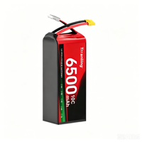 Harga Pabrik 35C 60C Lipo 22.2V 6000mAh 6500mah 6S 3S11.1V 4S14.8V 3.7V Baterai Lithium Ion untuk Robot/Drone Model/Mainan Balap