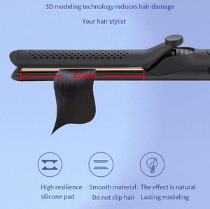 <span class=keywords><strong>Plancha</strong></span> <span class=keywords><strong>de</strong></span> <span class=keywords><strong>pelo</strong></span> esmaltada <span class=keywords><strong>de</strong></span> cerámica <span class=keywords><strong>de</strong></span> doble uso con cinco controles <span class=keywords><strong>de</strong></span> temperatura Moldeado <span class=keywords><strong>de</strong></span> férula <span class=keywords><strong>de</strong></span> aire frío Suavizante Rizador recto - Product Image 6