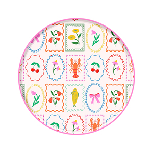 Kit de Décoration de Table pour Fête d'Anniversaire d'Enfant DAMAI, Nœud Rose, Assiettes en Papier Jetables, Bannière, Nappe, Ensemble de Vaisselle de Fête - Product Image 4