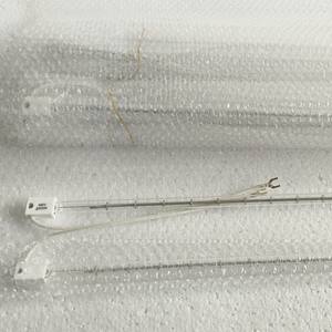 Tubo de cuarzo transparente de cerámica de último diseño, 500W, luz halógena cercana, lámpara de calor infrarroja para comida de peluquería - Product Image 1