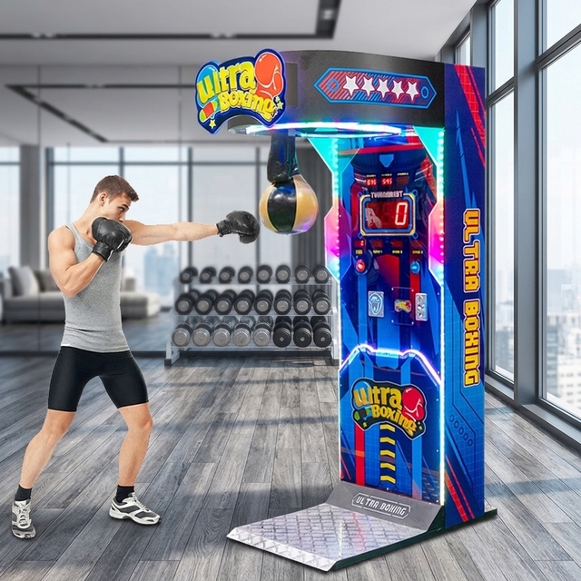Customized Amusement Game Coin Operated Electronic Big Punching Dynamic Boxing Arcade Game Machine