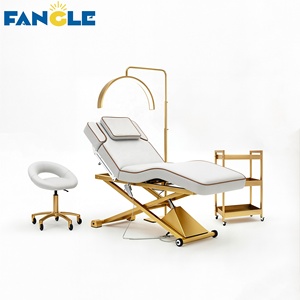 Lit <span class=keywords><strong>de</strong></span> Cils Électrique Incurvé Rose Luxe, Mobilier <span class=keywords><strong>de</strong></span> Salon <span class=keywords><strong>de</strong></span> Beauté, Ensemble <span class=keywords><strong>de</strong></span> Lit Facial Dédié, Camillas Para Pestanas - Product Image 6