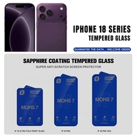 Protection d'écran en verre trempé 2.5D pour iPhone 18 Series, film protecteur d'écran avant HD transparent