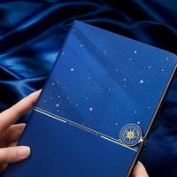 Coffret Cadeau Premium A5 Ciel Étoilé – Carnet à Couverture Rigide Épaisse avec Logo Personnalisé pour Réunions d'Entreprise et Enregistrements de Bureau