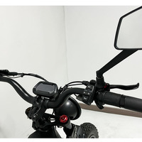 Vélo hybride VTT 20 pouces sur mesure ODM, 7 vitesses, 1000W, batterie lithium 48V, autonomie 60 km, double suspension, freins hydrauliques