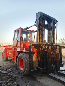Good Condition Used 45 Ton TCM Construction DRF 450-60S5K Diesel Engine Container Reach Stacker for <b>Handling</b> - Product Image 6