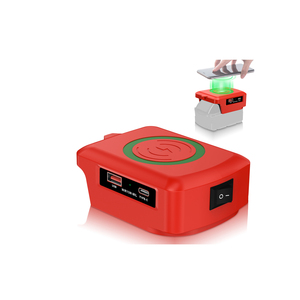 Estación de carga rápida inalámbrica para paquete de batería de iones de litio de 18V Adaptador de <span class=keywords><strong>cargador</strong></span> BL1860B para DCB200B - Product Image 3