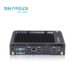 Yeni Intel Core I3 I5 I7 fansız PC 4K üçlü ekran 2xHD-MI DP Win11 destekler/endüstriyel veri toplama için Linux Kiosk abd/AU - Product Image 6