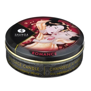 TD Mini massaggio candela spumante vino fragola 1 oz per il romanticismo - Product Image 1