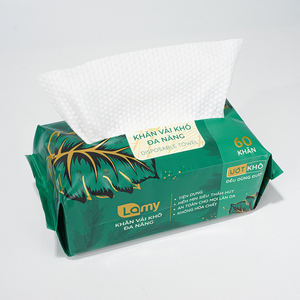 LAMY Lingettes sèches 60 feuilles Lingettes nettoyantes jetables non tissées pour le nettoyage domestique - Product Image 1