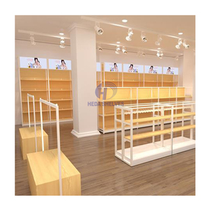 Estante de exhibición de madera y Metal <span class=keywords><strong>Daiso</strong></span>, estante de exhibición de Miniso - Product Image 3