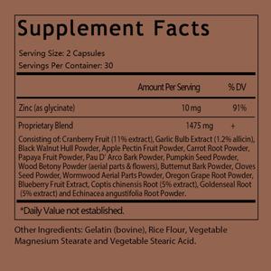 Cápsulas de Protección Intestinal OEM/ODM con Artemisa, Nuez Negra y Ajo, Apoyo para la Salud Intestinal y el Equilibrio Digestivo - Product Image 2