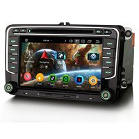 Autoradio Android 16 pour VW Passat Golf Skoda Seat, Octa Core 4G+64G CarPlay Android Auto, DSP DAB+ Lecteur multimédia de voiture