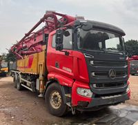 Bomba de Concreto Usada Sany Serie S de 66m con Chasis Autopropulsado 8x4, 55000kg, 2023, Camión Bomba de Concreto Usado SYM5541THBF 600S en Venta