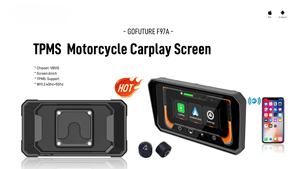 Navigateur GPS pour moto de 6 pouces avec support antivol à dégagement rapide |   CarPlay et <span class=keywords><strong>Android</strong></span> <span class=keywords><strong>Auto</strong></span> sans fil |   Étanche IP67 - Product Image 3