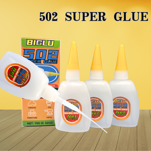 15g BIGLU 502 Super colle <span class=keywords><strong>cuir</strong></span> caoutchouc bois métal forte liaison liquide colle outil instantané cyanoacrylate adhésif - Product Image 3