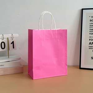 Bolsas de Papel Ecológicas Reciclables de Tamaño Personalizado LH con Impresión de Logotipo Personalizado para Empaquetado Sostenible de Supermercados - Product Image 1