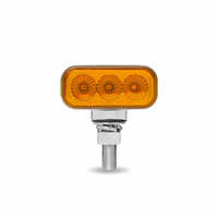 Schwerlast-LKW LED-Licht Gelb/Rot Positionsleuchte 1,5 Zoll Mini Doppelseitige Rechteckige Leuchte mit Reflektor LEDs 20 Dioden