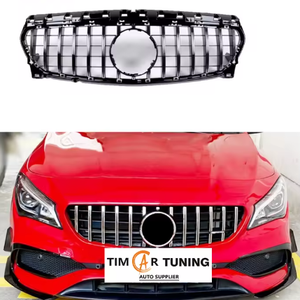 Parrilla Delantera para Mercedes-Benz Clase CLA W117 (2013-2019), Negro Brillante, Repuesto Nuevo para CLA220/CLA260 - Product Image 3
