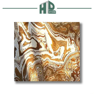 Gạch Onyx Màu Nâu Phổ Biến Đá Cẩm Thạch Đánh Bóng Onyx <span class=keywords><strong>M2</strong></span> Giá Trung Quốc Onyx Để Trang Trí - Product Image 5