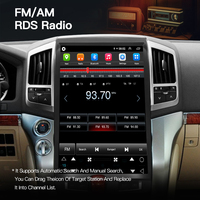 Écran de style Tesla Android 14 de 15 pouces, GPS de voiture, navigation pour Toyota Land Cruiser 200 LC200 2015 - 2008, lecteur multimédia radio, Carplay