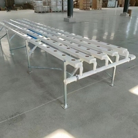 Système hydroponique vertical NFT commercial pour plantes, extérieur/intérieur, en tuyaux PVC, pour serres et laitues