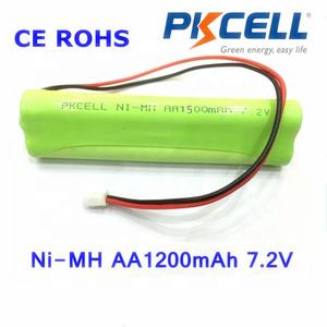 Перезаряжаемый аккумулятор Ni-MH aa1500mah 7,2 v с проводом и разъемом - Product Image 3