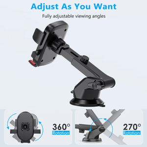 Soporte inteligente para tablero de instrumentos, soporte para teléfono portátil para coche, soporte para teléfono móvil de coche de succión de rotación 360 para Tiktok - Product Image 2