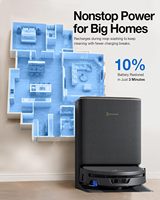 ECOVACS DEEBOT T90S PRO OMNI Robot Vacuum dan Pel Serbaguna 40000Pa Pengosongan Otomatis Pembersihan Diri Robot Pembersih Rumah Pintar