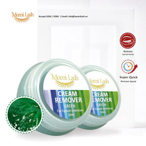 MOMI LASH 20g Gel Volume Extension de cils Dissolvant de colle pour cils Crème verte efficace Fabriqué en Corée - Product Image 3