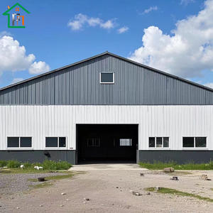 Kits de construction préfabriqués de dessin de grange de hangar de stockage de cheval de structure <span class=keywords><strong>en</strong></span> acier lourd de Offre Spéciale - Product Image 5