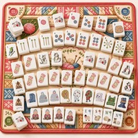 Tuiles de Mahjong en Acrylique de Luxe Assorties à Couche Unique, Prêtes à l'Expédition en 7 Jours, pour Acheteurs en Gros – Ensemble de Mahjong Américain en Stock