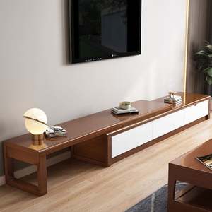 Modern Luxury <b>Stand</b> Unit Wood <b>Wall</b>-Mounted <b>TV</b> Cabinet for Living Room - Product Image 5