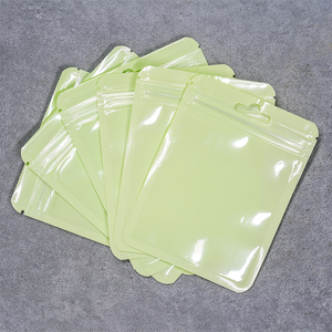 Sachet auto-scellant transparent épaissi orange macaron 6x10cm, pochette de rangement pour bijoux, emballage plastique pour pinceaux de maquillage, pochette scellée - Product Image 2