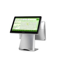 Terminal de point de vente tout-en-un LongFly Android 7/9/11 S1, caisse enregistreuse, kiosque de paiement, double écran tactile, Bluetooth 5.2, NFC, Wi-Fi 6