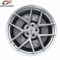 Jantes de voiture forgées CF 5x112 PCD 35mm ET pour G80 G82, finition argent brossé ou or champagne, 16 pouces