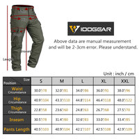 IDOGEAR Herren Maßgeschneiderte BDU-Hose Ripstop Taktische Jagd Outdoor-Sport Cargo Ranger Hose in Tarnfarbe GL Taktische Hose