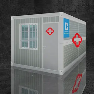 20Ft 40Ft Modern Design Convertible Prefabricated Home Earthquake-Proof Portable Folding Container School 10 Min Installation