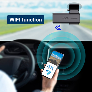 4K Wifi GPS Kép Dash Cam Phía Sau 2160P Full HD <span class=keywords><strong>Mini</strong></span> Ống Kính Kép Ghi Âm Xe DVR Dashcam Máy Ảnh - Product Image 6