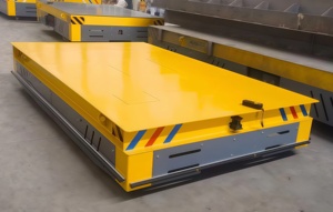 รถเข็นขนส่งแบบแบนปรับระดับได้ด้วยมอเตอร์ไฟฟ้าสำหรับงานหนัก รุ่นใหม่ รถขนส่ง AGV รับน้ำหนักได้ <span class=keywords><strong>5</strong></span>-50 ตัน ควบคุมด้วยรีโมท - Product Image 4