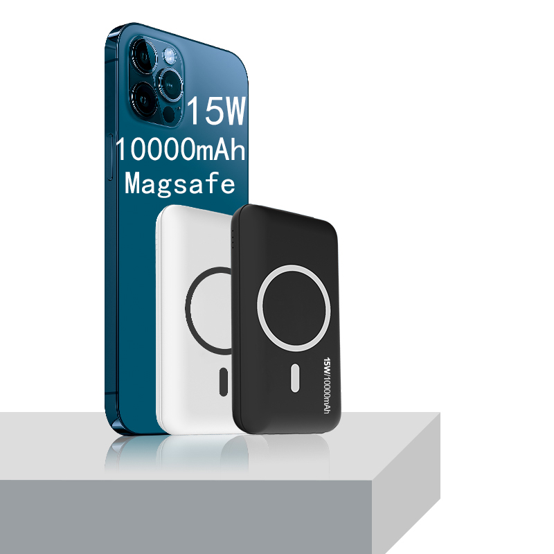 Легкое магнитное Беспроводное зарядное устройство портативные Индуктивные магнитные сейфы 15 Вт магнитное Беспроводное зарядное устройство портативное зарядное устройство 10000 мАч