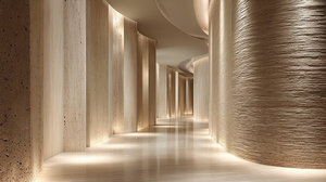 Panneaux muraux en <span class=keywords><strong>travertin</strong></span> texturé, carreaux flexibles, décoration murale extérieure pour hôtel, villa, revêtement mural extérieur, briques - Product Image 3