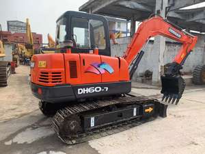 Mini-pelles d'occasion Doosan DX60/DX55/DX225/DX300/DH55/DH60/DH225 de bonne performance, modèle 2022, 5550 kg, moteur, boîte de vitesses, pompe - Product Image 2