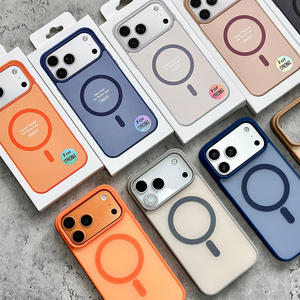 Fundas Delgadas Mate Esmeriladas para Teléfono, PC TPU, para <span class=keywords><strong>iPhone</strong></span> 12 <span class=keywords><strong>13</strong></span> 14 15 16 Pro Max, Personalizadas, Magnéticas, al por Mayor - Product Image 6